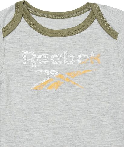 Reebok baby-boys 3-pack Short Sleeve Onesie Bodysuits in Saudi Arabia