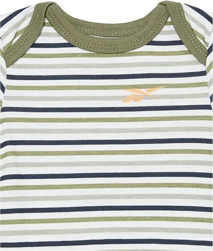 Reebok baby-boys 3-pack Short Sleeve Onesie Bodysuits in Saudi Arabia