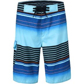 unitop Men's Board Shorts Summer Holiday Surf Trunks Quick Dry