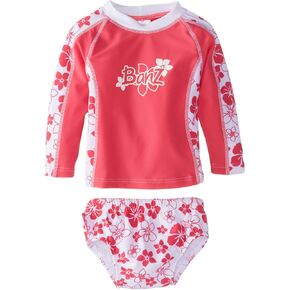 Baby Banz Baby Girls' Long Sleeve Rash Guard and Swim Diaper in Saudi Arabia