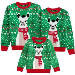 Simplee kids Ugly Christmas Sweater Family Matching Outfits for Holiday Party Knitted Pullover in Saudi Arabia