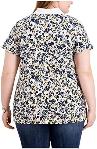 Tommy Hilfiger Women's Classic Short Sleeve Polo (Standard and Plus Size) in Saudi Arabia