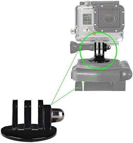 57" Inch Aluminum Tripod + Tripod Mount for ALL GoPro HERO Cameras + eCostConnection Microfiber Cloth in Kuwait