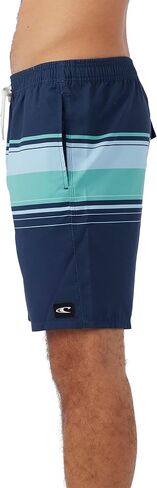 O'NEILL Men's 18" Santa Cruz Volley Board Shorts - Men's Swim Trunks with Fast-Drying Stretch Fabric and Pockets in Saudi Arabia