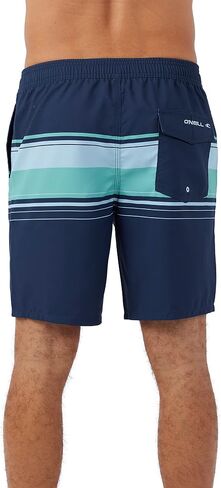 O'NEILL Men's 18" Santa Cruz Volley Board Shorts - Men's Swim Trunks with Fast-Drying Stretch Fabric and Pockets in Saudi Arabia