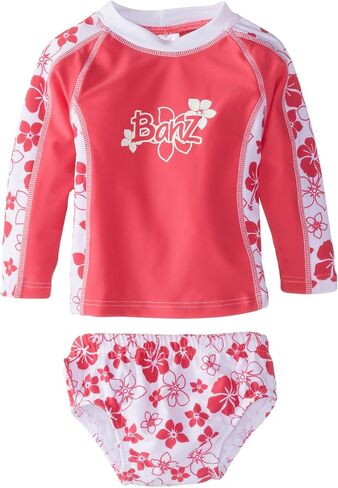 Baby Banz Baby Girls' Long Sleeve Rash Guard and Swim Diaper in Kuwait