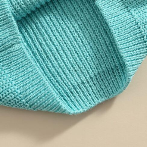 Karwuiio Toddler Baby Girl Boy Knit Sweater Round Neck Long Sleeve Pullover Sweatshirt Fall Winter Clothes in Saudi Arabia