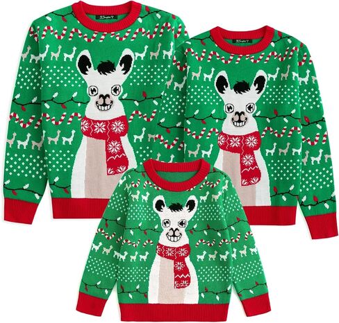 Simplee kids Ugly Christmas Sweater Family Matching Outfits for Holiday Party Knitted Pullover in Saudi Arabia