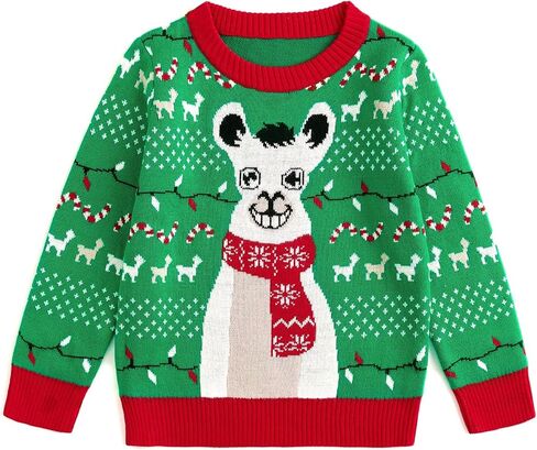 Simplee kids Ugly Christmas Sweater Family Matching Outfits for Holiday Party Knitted Pullover in Saudi Arabia