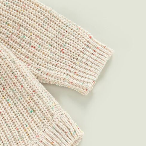 Newborn Baby Girl Boy Sweater Knit Oversized Pullover Sweatshirt Romper in Saudi Arabia