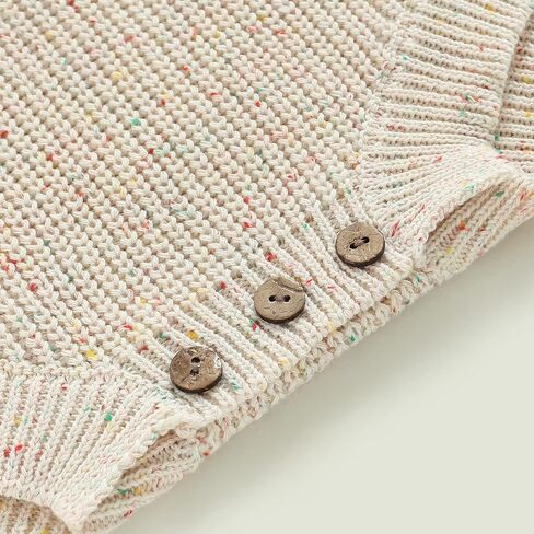 Newborn Baby Girl Boy Sweater Knit Oversized Pullover Sweatshirt Romper in Saudi Arabia