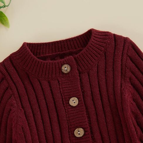 Newborn Baby Girl Boy Sweater Knit Oversized Pullover Sweatshirt Romper in Saudi Arabia