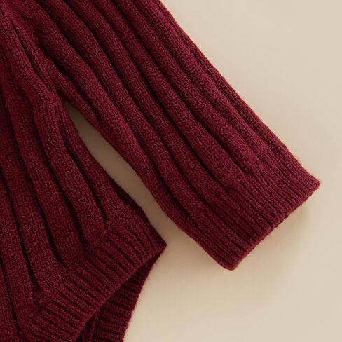 Newborn Baby Girl Boy Sweater Knit Oversized Pullover Sweatshirt Romper in Saudi Arabia