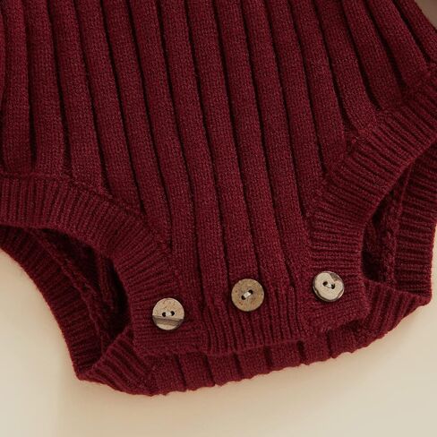 Newborn Baby Girl Boy Sweater Knit Oversized Pullover Sweatshirt Romper in Saudi Arabia