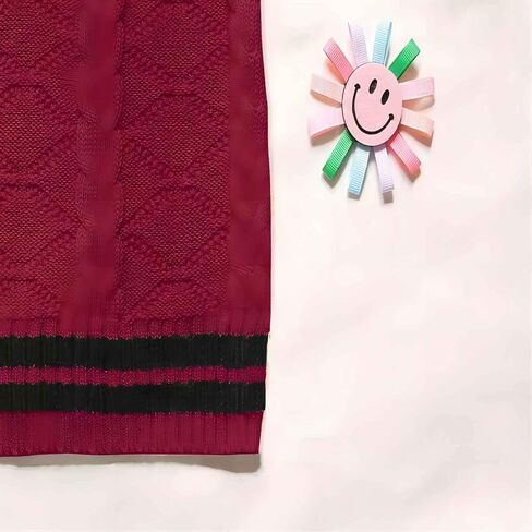MSTOZE Baby Boy Girls Knit Sweater Vest Uniform Pullover Top Pure Color Cotton Spring Autumn Toddler in Saudi Arabia