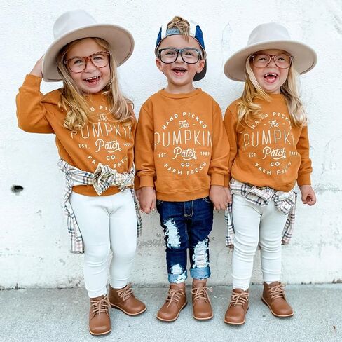 Ayalinggo Toddler Infant Baby Girl Boy Halloween Outfit Pumpkin Sweatshirt Oversized Onesie Bubble Romper Sweater Clothes in Saudi Arabia