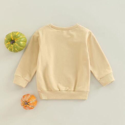 Ayalinggo Toddler Infant Baby Girl Boy Halloween Outfit Pumpkin Sweatshirt Oversized Onesie Bubble Romper Sweater Clothes in Saudi Arabia