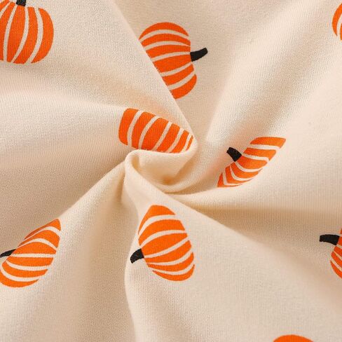 Ayalinggo Toddler Infant Baby Girl Boy Halloween Outfit Pumpkin Sweatshirt Oversized Onesie Bubble Romper Sweater Clothes in Kuwait