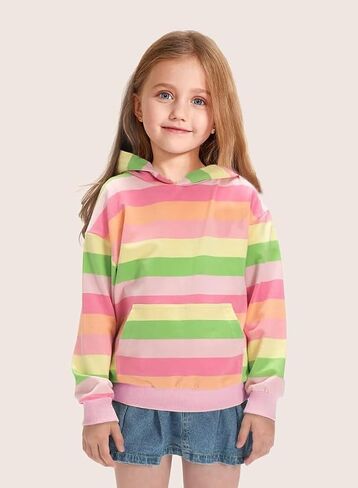 Little Hand Girls and Toddlers' Pullover Hoodies Sweatshirt Kids Cotton Zip-up Hooded Jacket for 2-7T in Saudi Arabia