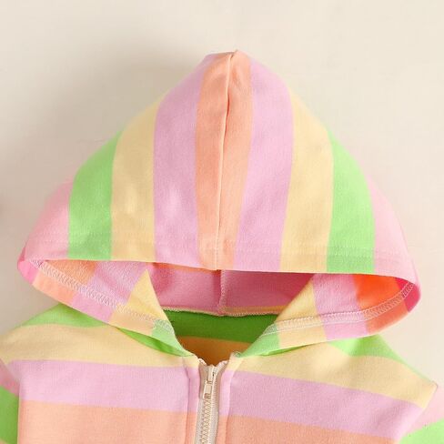 Little Hand Girls and Toddlers' Pullover Hoodies Sweatshirt Kids Cotton Zip-up Hooded Jacket for 2-7T in Saudi Arabia