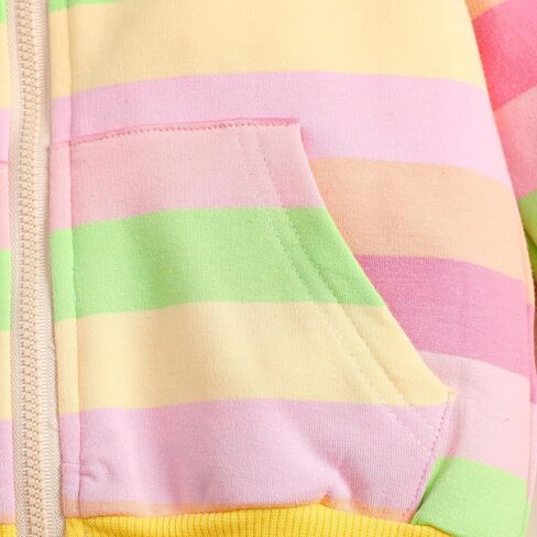 Little Hand Girls and Toddlers' Pullover Hoodies Sweatshirt Kids Cotton Zip-up Hooded Jacket for 2-7T in Saudi Arabia