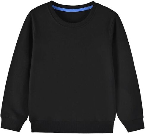 MsGray Boys Girls Tshirts Thin Crewneck Sweatshirts Toddler Baby Sweatshirt Solid Cotton Soft Long Sleeve Active Pullover in Kuwait