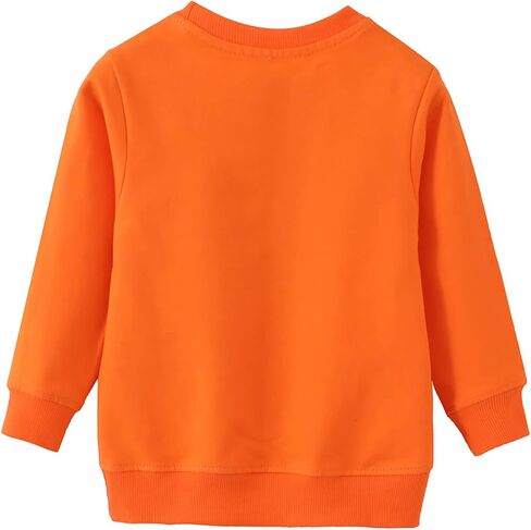 Mrocioa Boys Girls Pumpkin Face Sweatshirt Long SLeeve Kids Halloween Toddler Tops for 2-7T in Saudi Arabia