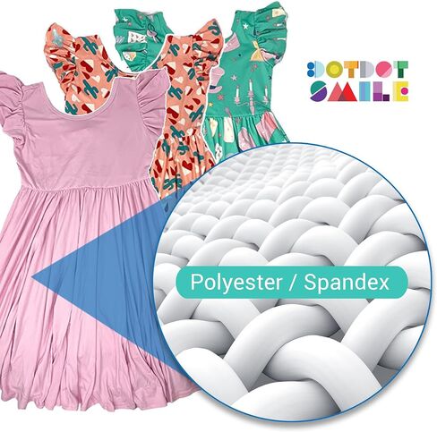 فستان DOTDOT SMILE Twirl - فستان بناتي للأطفال الصغار/الرضع فساتين ملابس للأطفال ملابس لعب بأكمام قصيرة in Kuwait