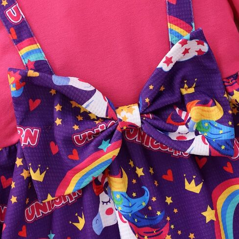 فساتين RETSUGO للفتيات الصغيرات بأكمام طويلة للفتيات الصغيرات ملابس لطيفة غير رسمية مع فيونكة للأطفال فستان حفلات اللعب in Kuwait