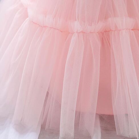 3M-9T Baby Girls Flower Dress Embroidery Paqeant Party Wedding Lace Dresses in Saudi Arabia
