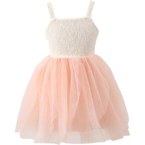 فستان توتو للفتيات الصغيرات بشريط من الدانتيل من التول فساتين الأميرة للأطفال الصغار والرضع in Kuwait