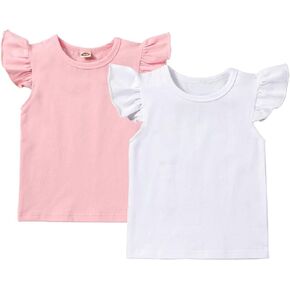 Toddler Kids Baby Girl Outfits Princess Vest Long Sleeve Shirt Top