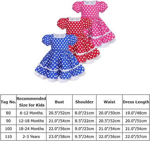 Polka Dot Dress for Girl Special Occasion Toddler Retro 1950s Vintage Classic Dresses Swing Rockabilly Tea Party Dress in Kuwait