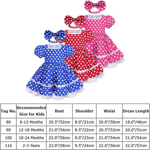 Polka Dot Dress for Girl Special Occasion Toddler Retro 1950s Vintage Classic Dresses Swing Rockabilly Tea Party Dress in Kuwait