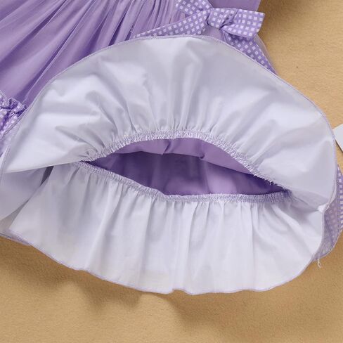 Polka Dot Dress for Girl Special Occasion Toddler Retro 1950s Vintage Classic Dresses Swing Rockabilly Tea Party Dress in Kuwait