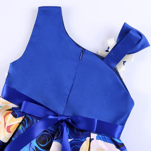 2T-9T Off Shoulder Flower Girls Dress Pageant Party Floral Formal Dresses in Saudi Arabia
