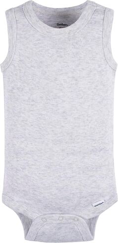 Gerber Baby Boys Multi-Pack Sleeveless Onesies Bodysuit in Kuwait