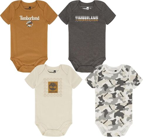Timberland baby-boys 4 Pieces Pack Bodysuit in Saudi Arabia