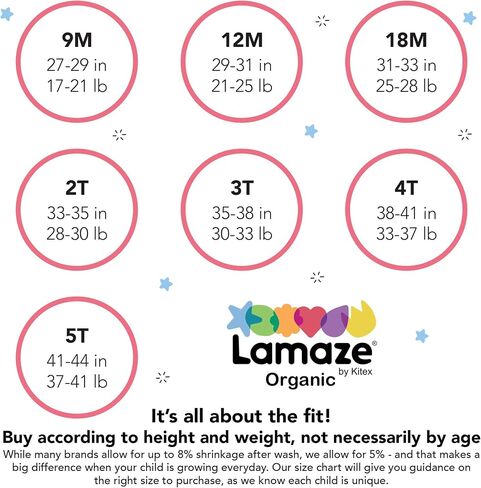 Lamaze Organic Baby Baby Girls' Organic 4 Pack Training Pants in Saudi Arabia