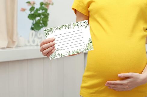 Advice for New Parents, Parenting Advice Card, Baby Shower Party, Tips for the Parents To Be，Includes a 5x7 Standing Sign and 25 4x6 Advice Cards(JYC042) in Saudi Arabia