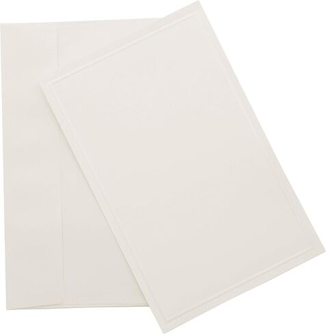 Simplicity Black and White Scroll Wedding Invitation Kit, 25pc, 6'' W x 6'' H - in Saudi Arabia