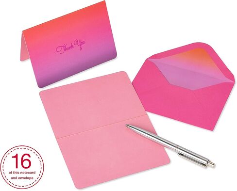 Papyrus Thank You Cards with Envelopes, Colorful Geometrics (16-Count) in Kuwait