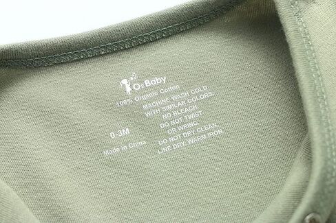 O2 BABY 100% Organic Cotton kimono Gown With Mittens & Fold-over Pouch in Kuwait