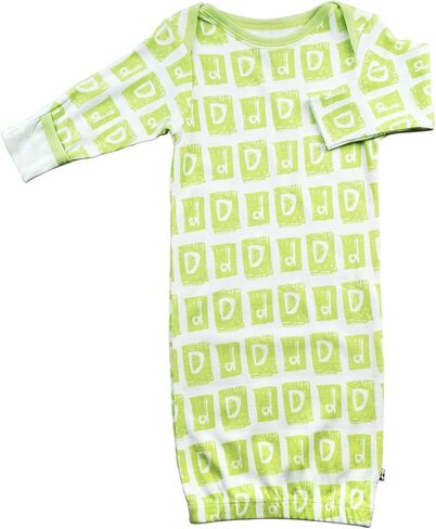 Babysoy Baby Long Sleeve Alphabet Pattern Gown/Bundler in Kuwait
