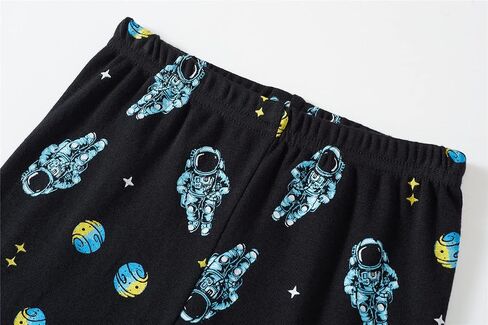Popshion Boys Pajamas 100% Cotton Toddler 2 Piece Short Sleeve Pjs Kids Summer Sleepwear Clothes Set 3t-10t in Saudi Arabia