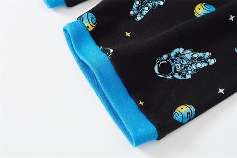 Popshion Boys Pajamas 100% Cotton Toddler 2 Piece Short Sleeve Pjs Kids Summer Sleepwear Clothes Set 3t-10t in Saudi Arabia