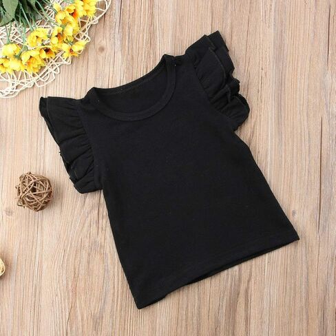 Toddler Baby Girls Boys Cotton Basic Layering T Shirts Tops Shorts Sleeve Tee Shirt Baby Summer Clothes in Saudi Arabia