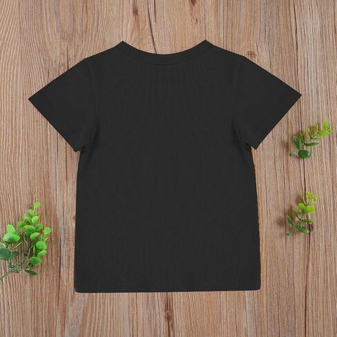Toddler Baby Girls Boys Cotton Basic Layering T Shirts Tops Shorts Sleeve Tee Shirt Baby Summer Clothes in Saudi Arabia