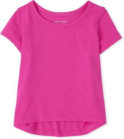 The Children's Place Baby Girls' and Toddler High Low Layering Tee in Saudi Arabia