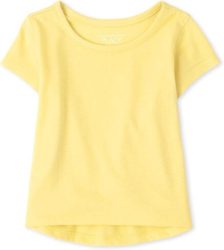The Children's Place Baby Girls' and Toddler High Low Layering Tee in Saudi Arabia